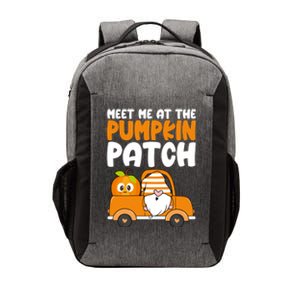 Meet Me At The Pumpkin Patch Gnome Truck Thanksgiving Gift Vector Backpack