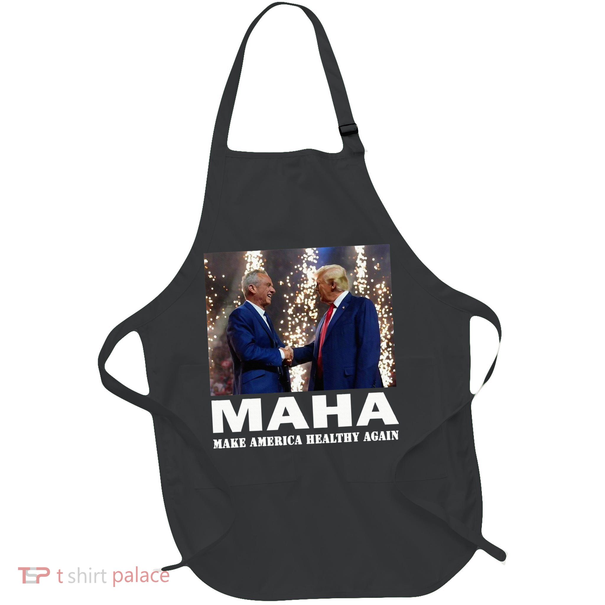 Maha Make America Healthy Again Full-Length Apron With Pockets