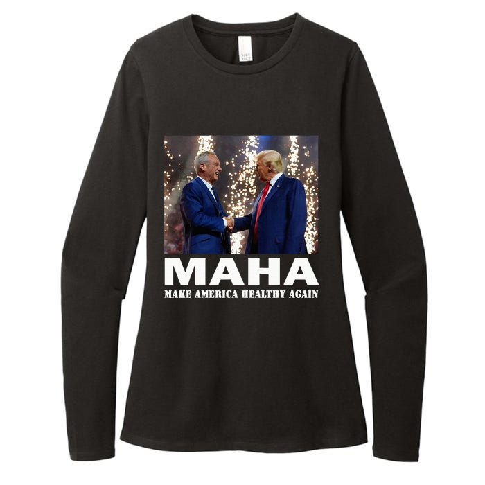 Maha Make America Healthy Again Womens CVC Long Sleeve Shirt