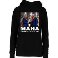 Maha Make America Healthy Again Womens Funnel Neck Pullover Hood