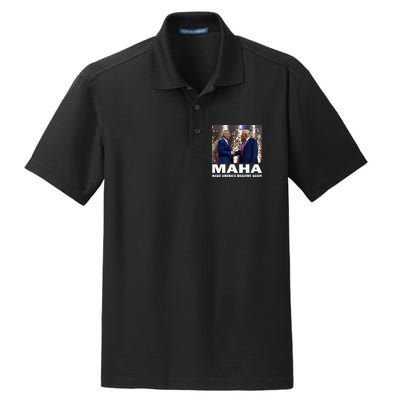 Maha Make America Healthy Again Dry Zone Grid Polo