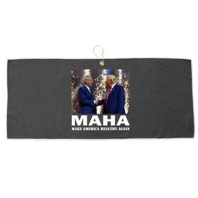 Maha Make America Healthy Again Large Microfiber Waffle Golf Towel