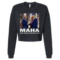 Maha Make America Healthy Again Cropped Pullover Crew