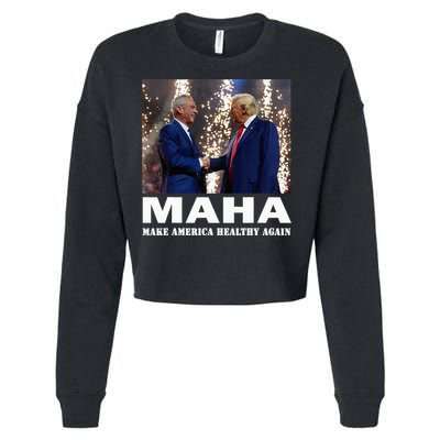 Maha Make America Healthy Again Cropped Pullover Crew