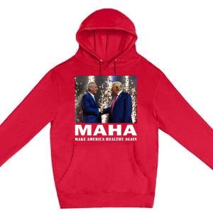 Maha Make America Healthy Again Premium Pullover Hoodie