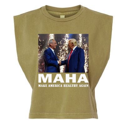 Maha Make America Healthy Again Garment-Dyed Women's Muscle Tee