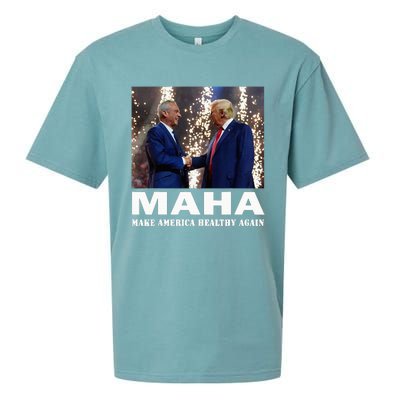 Maha Make America Healthy Again Sueded Cloud Jersey T-Shirt