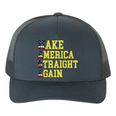 MASA Make America Straight Again Yupoong Adult 5-Panel Trucker Hat