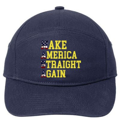 MASA Make America Straight Again 7-Panel Snapback Hat