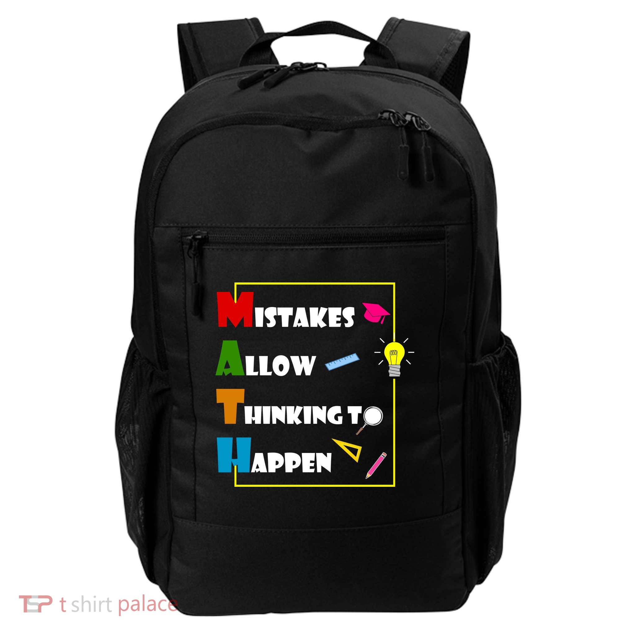 Math Mistakes Allow Thinking To Happen Daily Commute Backpack