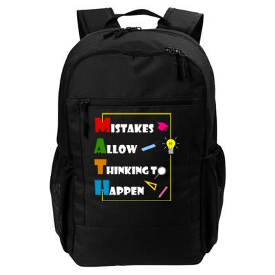 Math Mistakes Allow Thinking To Happen Daily Commute Backpack