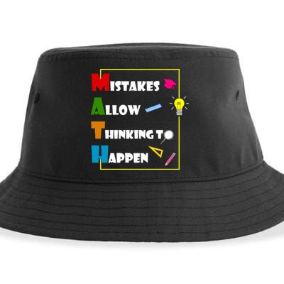 Math Mistakes Allow Thinking To Happen Sustainable Bucket Hat