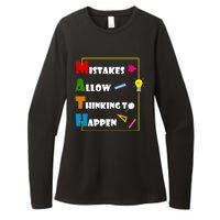 Math Mistakes Allow Thinking To Happen Womens CVC Long Sleeve Shirt