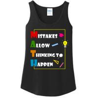 Math Mistakes Allow Thinking To Happen Ladies Essential Tank