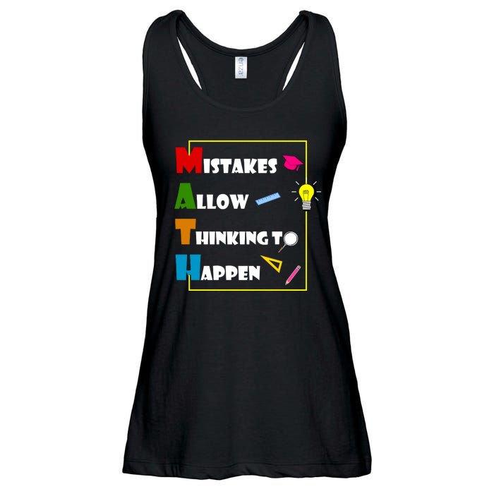 Math Mistakes Allow Thinking To Happen Ladies Essential Flowy Tank