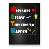 Math Mistakes Allow Thinking To Happen Poster