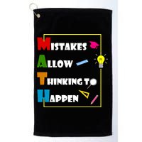 Math Mistakes Allow Thinking To Happen Golf Towel