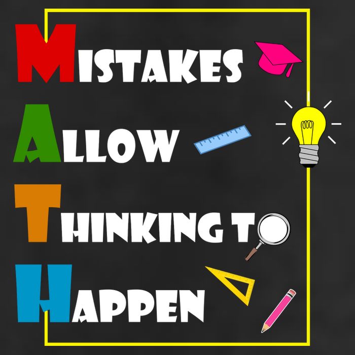 Math Mistakes Allow Thinking To Happen Golf Towel