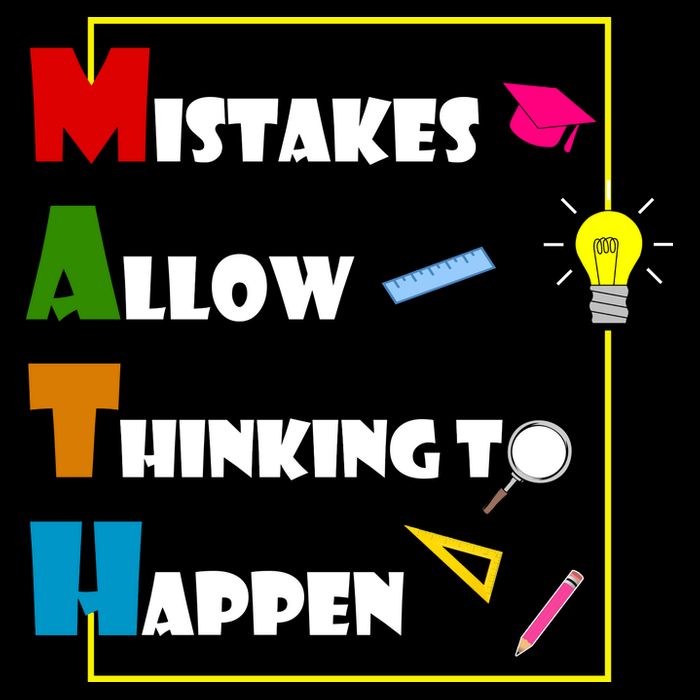 Math Mistakes Allow Thinking To Happen Visor