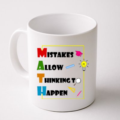 Math Mistakes Allow Thinking To Happen Coffee Mug