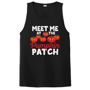 Meet Me At The Pumpkin Patch Funny Fall Thanksgiving Turkey Gift PosiCharge Competitor Tank