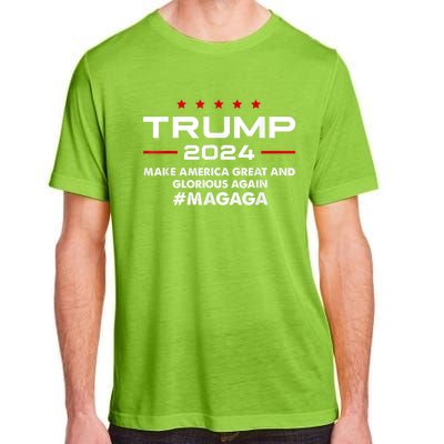 Magaga Make America Great And Glorious Again Trump 2024 Adult ChromaSoft Performance T-Shirt