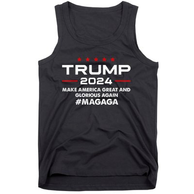 Magaga Make America Great And Glorious Again Trump 2024 Tank Top