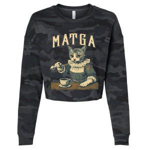 Matga Make Aqua Tofana Great Again Cropped Pullover Crew