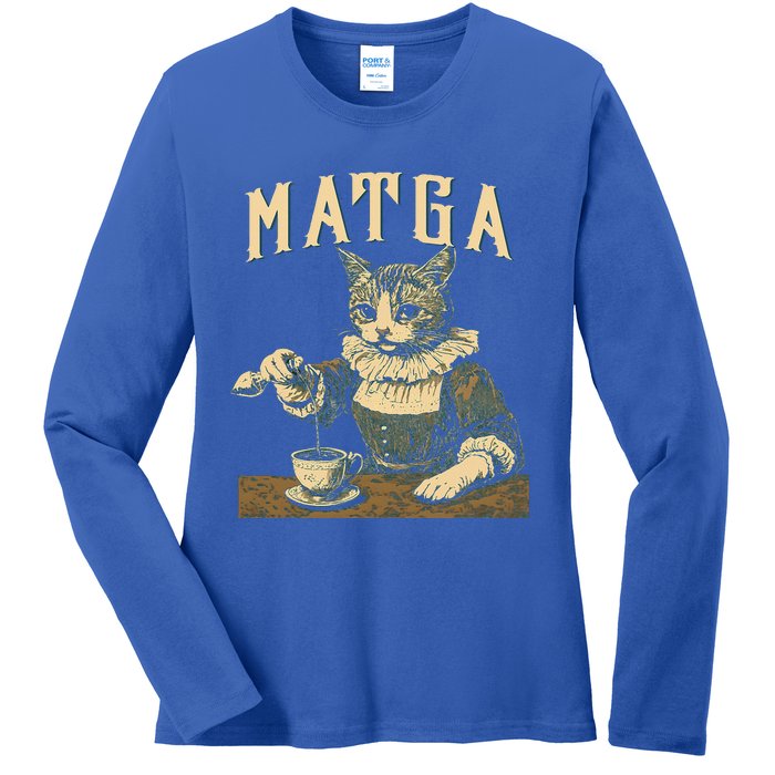 Matga Make Aqua Tofana Great Again Ladies Long Sleeve Shirt