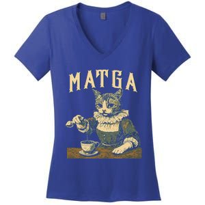 Matga Make Aqua Tofana Great Again Women's V-Neck T-Shirt