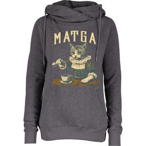 Matga Make Aqua Tofana Great Again Womens Funnel Neck Pullover Hood