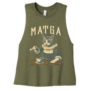 Matga Make Aqua Tofana Great Again Women's Racerback Cropped Tank