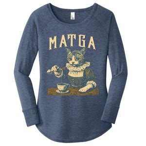 Matga Make Aqua Tofana Great Again Women's Perfect Tri Tunic Long Sleeve Shirt