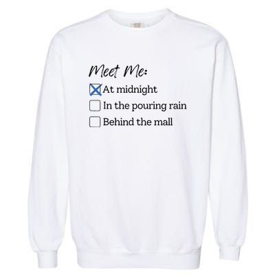 Meet Me At Midnight Garment-Dyed Sweatshirt