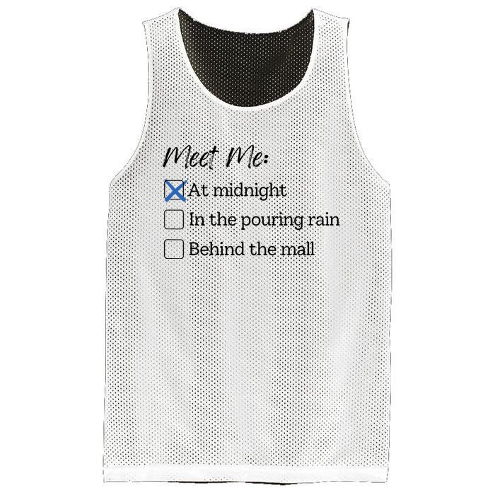 Meet Me At Midnight Mesh Reversible Basketball Jersey Tank