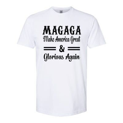 Magaga Make America Great And Glorious Again Gift Softstyle® CVC T-Shirt