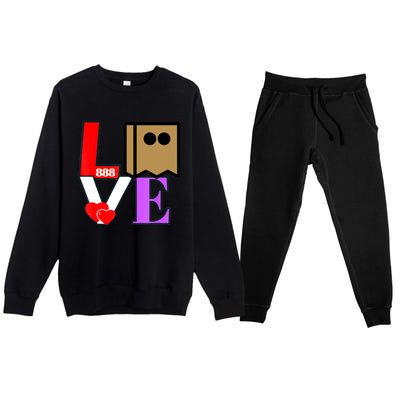 Mr. Mod Aka Christina Nicci's Husband Love To All 888 Premium Crewneck Sweatsuit Set