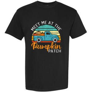 Meet Me at The Pumpkin Patch Thanksgiving Fall Garment-Dyed Heavyweight T-Shirt