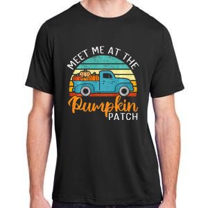 Meet Me at The Pumpkin Patch Thanksgiving Fall Adult ChromaSoft Performance T-Shirt