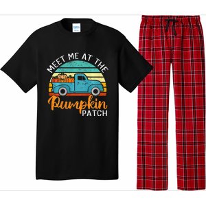 Meet Me at The Pumpkin Patch Thanksgiving Fall Pajama Set