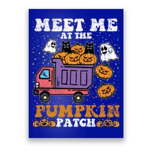 Meet Me At The Pumpkin Patch Halloween Jack O Lantern Meaningful Gift Poster