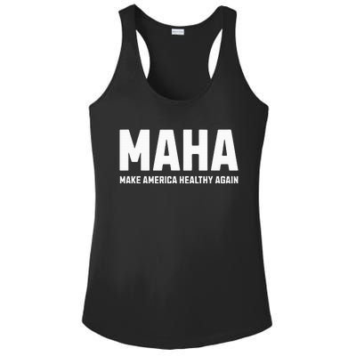 Maha Make America Healthy Again Ladies PosiCharge Competitor Racerback Tank