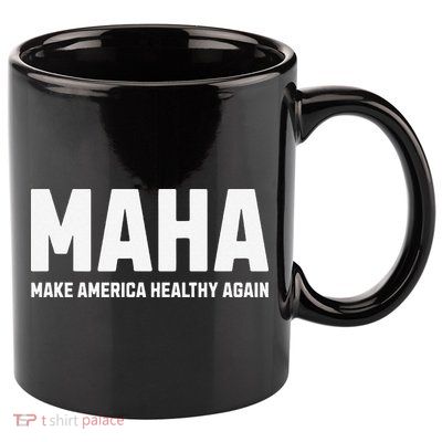 Maha Make America Healthy Again Gift 11oz C Handle Ceramic Mug