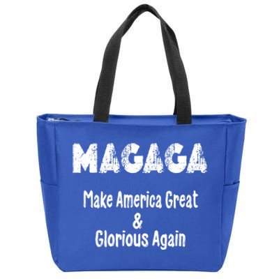 Magaga Make America Great And Glorious Again Gift Zip Tote Bag