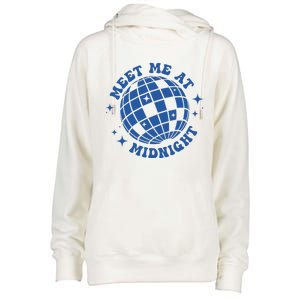 Meet Me At Midnight Womens Funnel Neck Pullover Hood