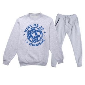 Meet Me At Midnight Premium Crewneck Sweatsuit Set