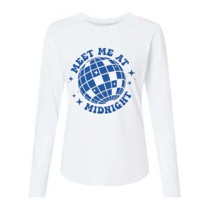 Meet Me At Midnight Womens Cotton Relaxed Long Sleeve T-Shirt