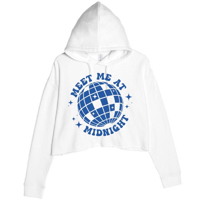 Meet Me At Midnight Crop Fleece Hoodie