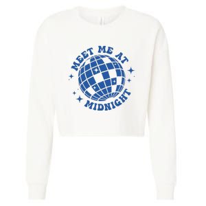 Meet Me At Midnight Cropped Pullover Crew