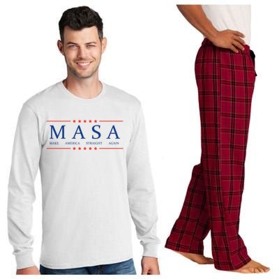 MASA Make America Straight Again Long Sleeve Pajama Set